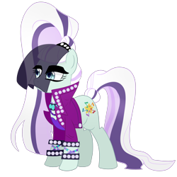 Size: 4000x4000 | Tagged: safe, artist:emera33, coloratura, the mane attraction, absurd resolution, clothes, countess coloratura, solo, veil