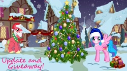 Size: 1280x720 | Tagged: safe, artist:saltymccurdian16, big macintosh, oc, earth pony, pony, christmas, male, stallion