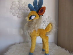 Size: 4000x3000 | Tagged: safe, artist:masha05, velvet reindeer, deer, reindeer, them's fightin' herds, community related, for sale, irl, photo, plushie