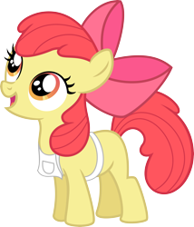 Size: 5300x6200 | Tagged: safe, artist:flizzick, apple bloom, absurd resolution, apron, clothes, simple background, solo, transparent background, vector