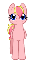 Size: 272x447 | Tagged: safe, artist:cloureed, oc, oc only, doodle, looking at you, simple background, solo, transparent background