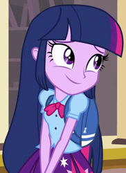 Size: 350x480 | Tagged: safe, screencap, twilight sparkle, equestria girls, cropped, solo