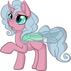 Size: 1286x1283 | Tagged: safe, artist:paintsplatter, oc, oc only, oc:alate pie, changepony, hybrid, interspecies offspring, magical lesbian spawn, offspring, parent:pinkie pie, parent:queen chrysalis, parents:pinkiesalis, simple background, solo, transparent background