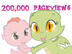 Size: 900x676 | Tagged: safe, artist:queencold, oc, oc only, oc:dither, oc:jade, dragon, baby dragon, celebration, dragon oc, dragoness, holding hands, milestone, simple background, text, transparent background