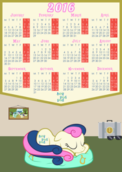 Size: 3508x4961 | Tagged: safe, artist:e-49, bon bon, sweetie drops, calendar, vector