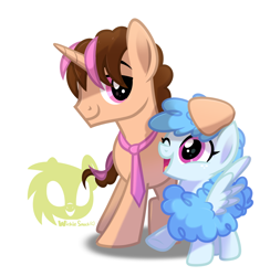 Size: 1280x1309 | Tagged: safe, artist:wicklesmack, oc, oc only, oc:curly mane, oc:think pink