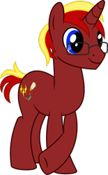 Size: 592x953 | Tagged: safe, artist:gingerscribbs, oc, oc only, oc:circuit breaker, pony, unicorn, inkscape, ponyscape, simple background, solo, transparent background, vector