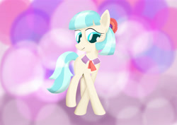 Size: 4960x3508 | Tagged: safe, artist:fyregryph, coco pommel, earth pony, pony, female, mare, solo, two toned mane