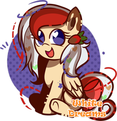 Size: 800x831 | Tagged: safe, artist:xwhitedreamsx, oc, oc only, oc:sugar crush, pegasus, pony, simple background, solo, transparent background