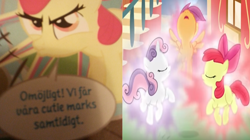 Size: 5000x2800 | Tagged: safe, screencap, apple bloom, scootaloo, sweetie belle, crusaders of the lost mark, cutie mark crusaders, swedish