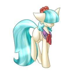 Size: 2000x2000 | Tagged: safe, artist:immagoddampony, artist:sketchinacottonbelle, coco pommel, bangs, blank flank, hair over eyes, hidden eyes, missing cutie mark, no eyes, simple background, solo, transparent background, vector