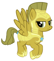 Size: 840x952 | Tagged: safe, artist:luckysmores, oc, oc only, oc:escuda, pegasus, pony, alternate costumes, female, mare, royal guard, simple background, solo, transparent background