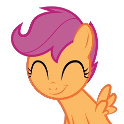 Size: 5000x5000 | Tagged: safe, artist:crimson, scootaloo, on your marks, absurd resolution, cute, cutealoo, simple background, solo, transparent background, vector