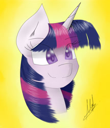 Size: 5000x5808 | Tagged: safe, artist:megazdx, twilight sparkle, absurd resolution, bust, portrait, solo