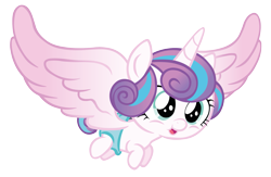 Size: 2629x1713 | Tagged: safe, artist:dragonm97hd, princess flurry heart, the crystalling, diaper, flying, simple background, solo, transparent background, vector