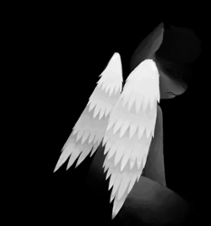 Size: 700x750 | Tagged: safe, artist:gothic-rarity, jeffry calle, ponified, sad, wings