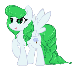 Size: 796x704 | Tagged: safe, artist:nimaru, oc, oc only, oc:winter willow, pegasus, pony, female, mare, simple background, solo, style emulation, transparent background