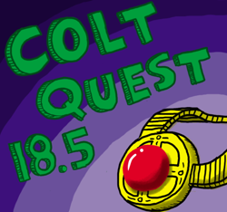 Size: 640x600 | Tagged: safe, artist:ficficponyfic, amulet, color, colt quest, logo, recap