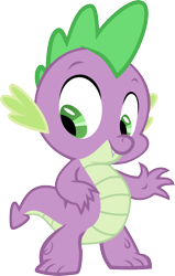 Size: 5860x9211 | Tagged: safe, artist:exbibyte, spike, dragon, feeling pinkie keen, .svg available, absurd resolution, simple background, solo, transparent background, vector