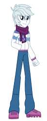 Size: 582x1498 | Tagged: safe, artist:ferrokiva, double diamond, equestria girls, clothes, equestria girls-ified, scarf, solo