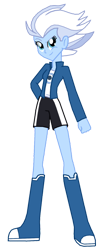 Size: 636x1550 | Tagged: safe, artist:ferrokiva, night glider, equestria girls, boots, clothes, equestria girls-ified, shorts, solo, sports shorts