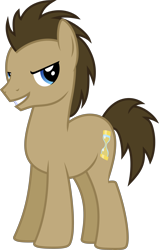 Size: 3000x4724 | Tagged: safe, artist:uponia, doctor whooves, pony, .svg available, absurd resolution, male, missing accessory, missing cutie mark, sexy, simple background, solo, stallion, transparent background, vector