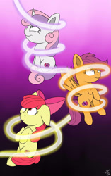 Size: 2200x3500 | Tagged: safe, artist:theartistsora, apple bloom, scootaloo, sweetie belle, cutie mark, cutie mark crusaders, the cmc's cutie marks