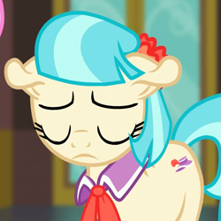 Size: 753x753 | Tagged: safe, screencap, coco pommel, suri polomare, rarity takes manehattan, floppy ears, sad