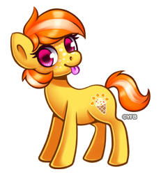 Size: 1298x1406 | Tagged: safe, artist:yellowfeatherbolt, oc, oc only, oc:summer sprinkles, simple background, solo, transparent background