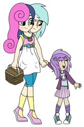 Size: 488x735 | Tagged: safe, artist:unoriginai, bon bon, liza doolots, lyra heartstrings, petunia, sweetie drops, tootsie flute, equestria girls, conjoined, conjoined twins, female, fusion, how, human coloration, humanized, lesbian, lyrabon, lyrabon (fusion), lyrabontoots family, magical lesbian spawn, mother and child, mother and daughter, multiple heads, not creepy, offspring, parent and child, parent:bon bon, parent:lyra heartstrings, parents:lyrabon, shipping, simple background, this isn't even my final form, transparent background, two heads, wat, we have become one