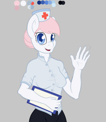 Size: 1300x1500 | Tagged: artist needed, safe, nurse redheart, anthro, simple background, solo, transparent background