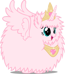 Size: 900x1023 | Tagged: safe, artist:mixermike622, artist:youki506, oc, oc only, oc:fluffle puff, alicorn, pony, alicornified, flufflecorn, race swap, solo, vector, xk-class end-of-the-world scenario