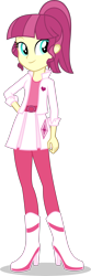 Size: 2000x6008 | Tagged: safe, artist:ambassad0r, majorette, equestria girls, friendship games, alternate hairstyle, background human, new outfit, simple background, solo, transparent background, vector