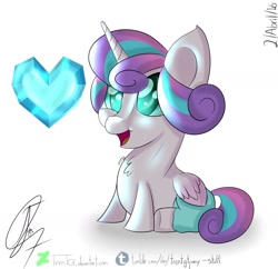 Size: 1537x1486 | Tagged: safe, artist:nexcoyotlgt, princess flurry heart, pony, the crystalling, baby, baby pony, solo