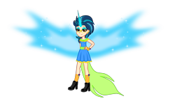 Size: 8500x4918 | Tagged: safe, artist:mixiepie, indigo zap, equestria girls, friendship games, absurd resolution, alternate costumes, daydream shimmer, daydream-ified, horn, simple background, solo, transparent background, wings