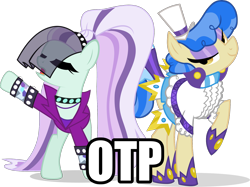 Size: 1756x1314 | Tagged: safe, coloratura, sapphire shores, the mane attraction, countess coloratura, exploitable meme, female, image macro, lesbian, meme, otp, sapphiratura, shipping