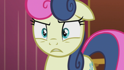Size: 1920x1080 | Tagged: safe, screencap, bon bon, sweetie drops, earth pony, pony, slice of life (episode), bon bon is not amused, bon bon is not sure what to think, female, mare, solo