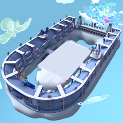 Size: 1920x1920 | Tagged: safe, /mlp/, 4chan cup, cloudsdale, pro evolution soccer, stadium