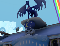 Size: 1024x780 | Tagged: safe, nightmare moon, /mlp/, 4chan, 4chan cup, stadium