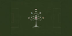 Size: 2048x1024 | Tagged: safe, /mlp/, 4chan cup, gondor, lord of the rings, parody, soccer field, tree of harmony, white tree of gondor