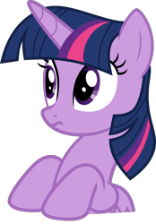 Size: 5081x7289 | Tagged: safe, artist:pink1ejack, twilight sparkle, twilight sparkle (alicorn), alicorn, pony, the one where pinkie pie knows, absurd resolution, female, folded wings, mare, simple background, solo, transparent background, vector