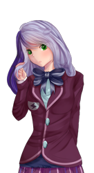 Size: 985x1805 | Tagged: safe, artist:nyah-kun, oc, oc only, oc:krystel, equestria girls, friendship games, clothes, crystal prep academy, crystal prep academy uniform, humanized, school uniform, uniform