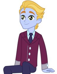 Size: 3000x3875 | Tagged: safe, artist:ambassad0r, lemonade blues, equestria girls, friendship games, background human, male, simple background, solo, transparent background, vector