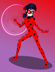 Size: 2122x2797 | Tagged: safe, artist:deannaphantom13, ladybug, equestria girls, crossover, equestria girls-ified, marinette dupain-cheng, miraculous ladybug, solo