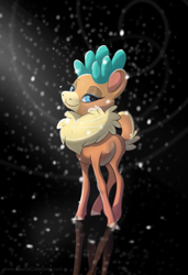 Size: 683x1000 | Tagged: safe, artist:faunacreations, velvet reindeer, deer, reindeer, them's fightin' herds, community related, solo