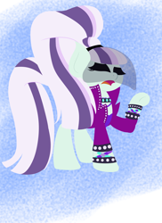 Size: 2552x3496 | Tagged: safe, artist:finnanon, coloratura, the mane attraction, countess coloratura, lineless, razzle dazzle, solo