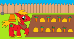 Size: 1024x536 | Tagged: safe, artist:killerbug2357, big macintosh, earth pony, pony, 1000 hours in ms paint, farm, male, ms paint, solo, stallion