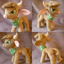 Size: 1200x1200 | Tagged: safe, artist:p0w3rporco, arizona cow, cow, them's fightin' herds, cloven hooves, community related, female, irl, photo, plushie