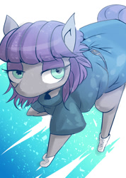 Size: 713x1000 | Tagged: safe, artist:suzumaru, derpibooru import, maud pie, the gift of the maud pie, solo