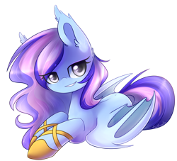 Size: 1024x931 | Tagged: safe, artist:sunflower-s, oc, oc only, bat pony, pony, solo